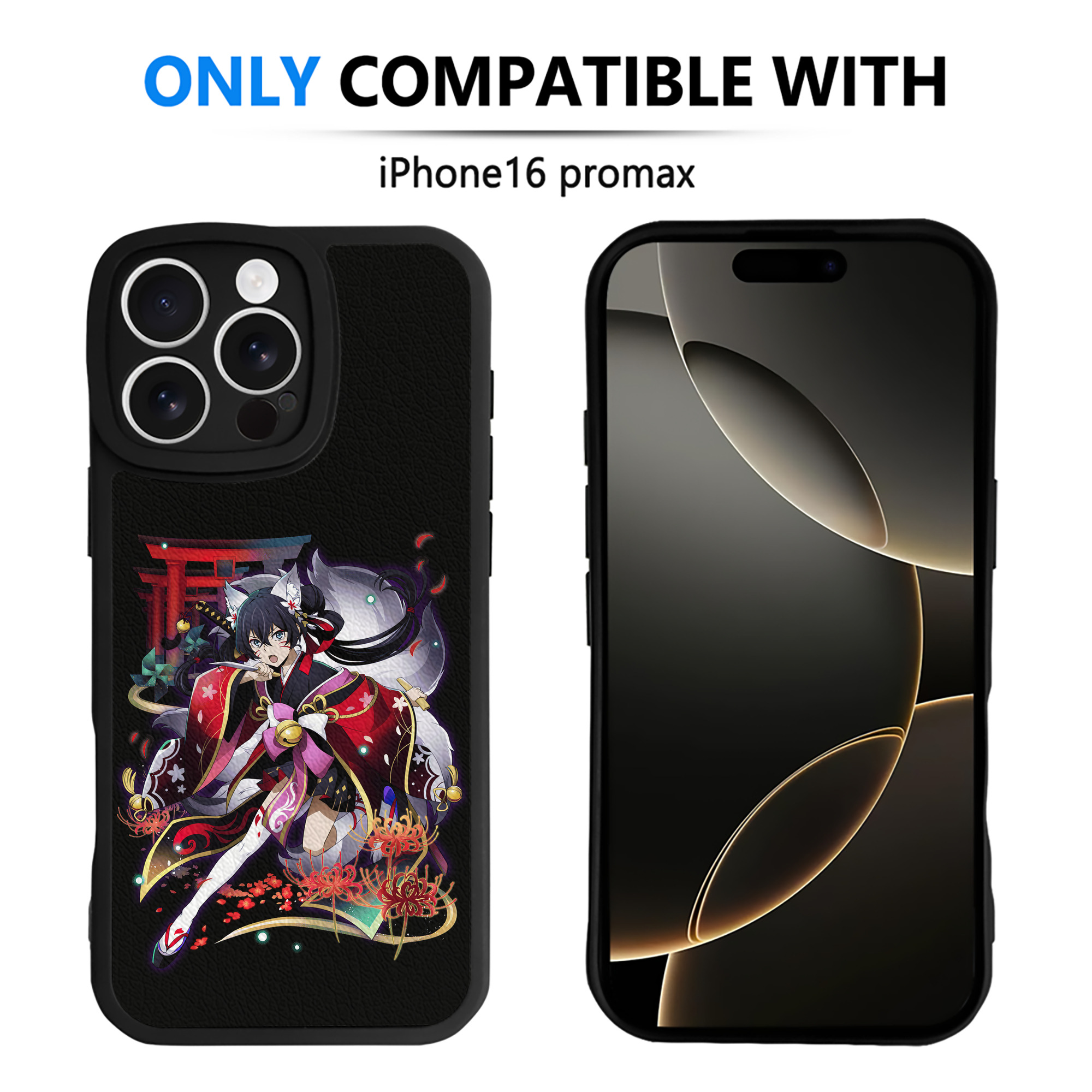 （画像用） 文豪ストレイドッグス Bungo Stray Dogs 【iPhone 16シリーズ対応】シリコンスマホケース（レザー調） 材質：シリコン